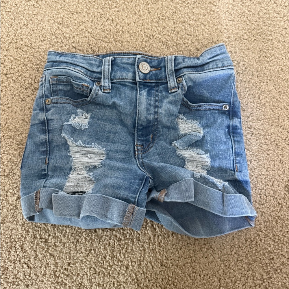 Aeropostale High Rise Denim Shorts
